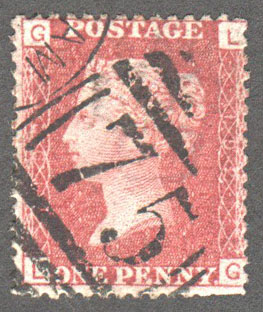 Great Britain Scott 33 Used Plate 192 - LG - Click Image to Close